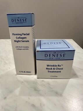 Dr Denese new-wrinkle RX neck & chest treatment,firming facial collagen night